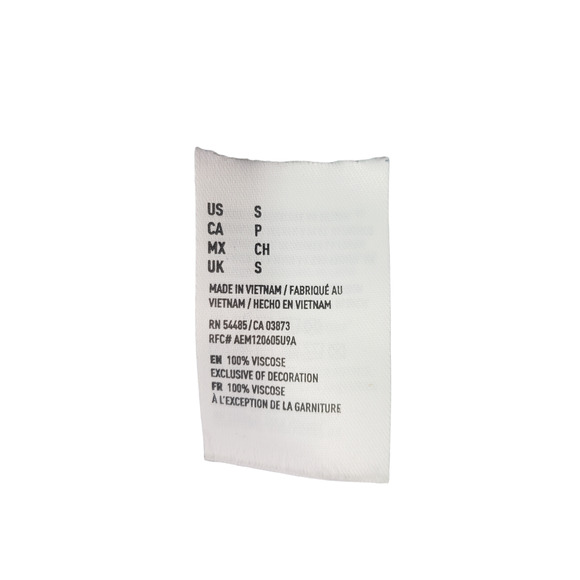 American Eagle Outfitters AEO Blue Women's Floral Mini Dress sz S Lace Shift - Picture 8 of 8